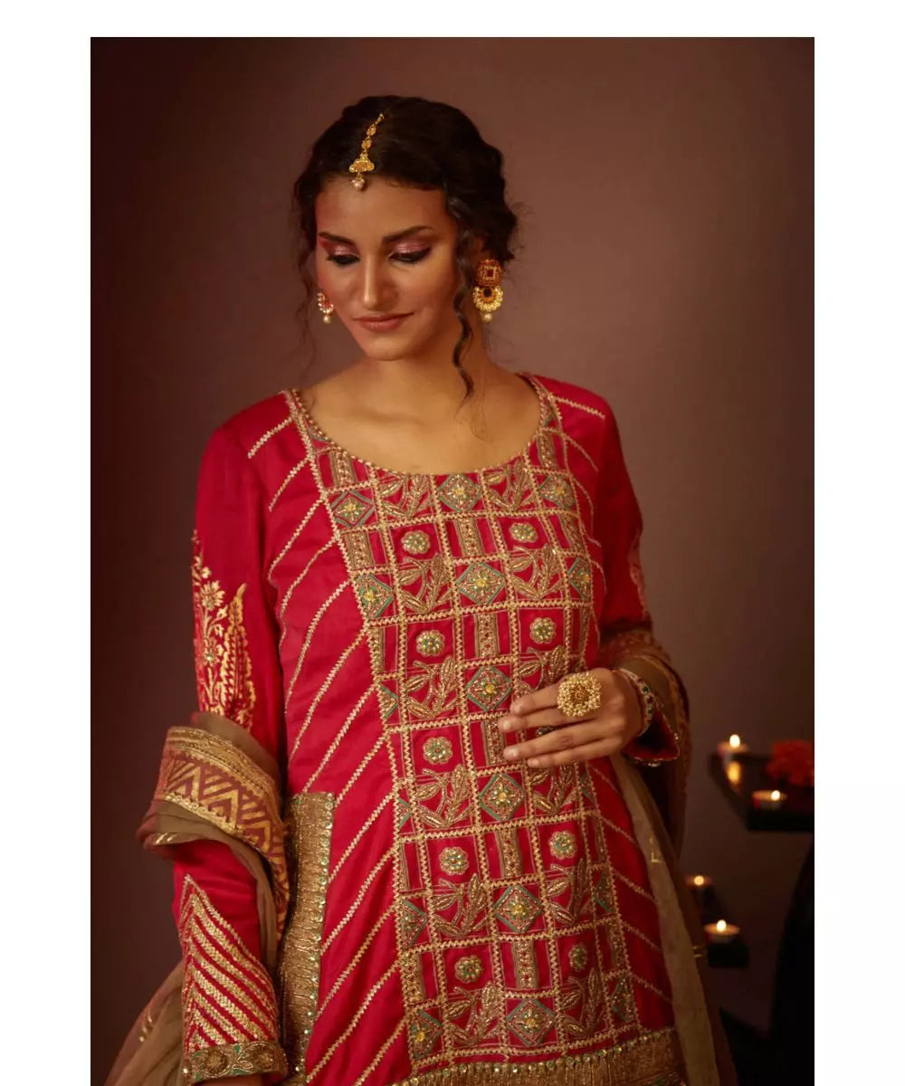 MOLEDRO - Aaina Sharara Set